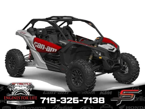 Silver 2025 Can-Am Maverick X3 RS Turbo Fiery Red & Hyper Silver for sale in Pueblo West, CO