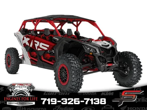 Silver 2025 Can-Am Maverick X3 Max X RS Turbo RR Fiery Red & Hyper Silver for sale in Pueblo West, CO
