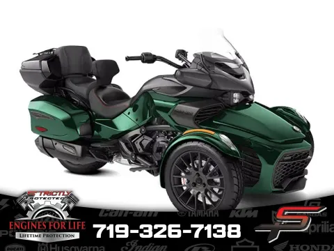 Green 2025 Can-Am Spyder F3 Limited Special Series Rotax 1330 ACE for sale in Pueblo West, CO