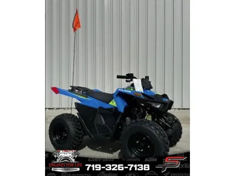 Blue 2024 Polaris Outlaw 70 EFI for sale in Pueblo West, CO