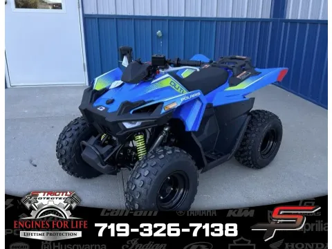 Blue 2024 Polaris Outlaw 70 EFI for sale in Pueblo West, CO