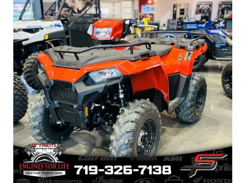 Orange 2024 Polaris Sportsman 450 H.O. EPS for sale in Pueblo West, CO