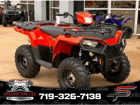 Orange 2024 Polaris Sportsman 450 H.O. Utility for sale in Pueblo West, CO