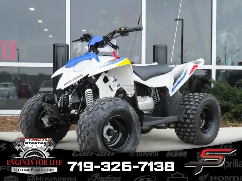 White 2024 Polaris Outlaw 110 EFI for sale in Pueblo West, CO