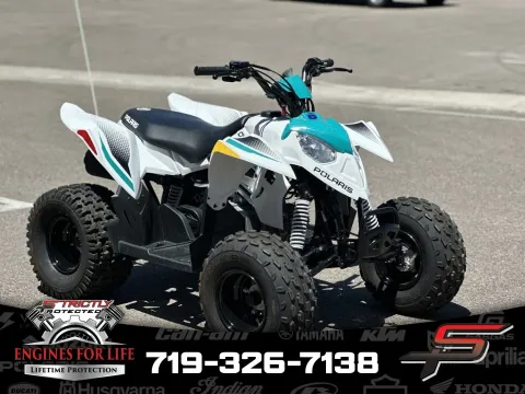 White 2025 Polaris Outlaw 110 EFI for sale in Pueblo West, CO