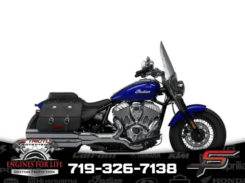 Blue 2024 Indian Motorcycle Super Chief Limited ABS Spirit Blue Metallic for sale in Pueblo West, CO