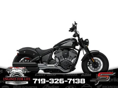 Black 2024 Indian Motorcycle Chief Bobber ABS Black Metallic for sale in Pueblo West, CO