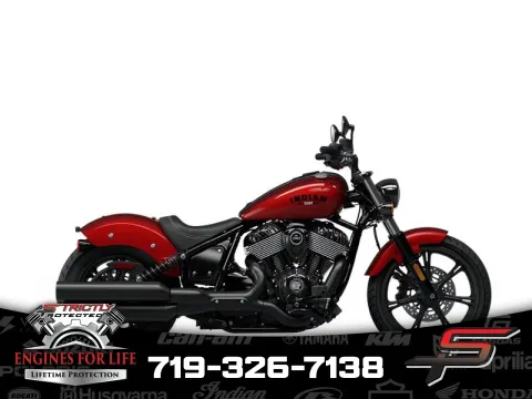 Red 2024 Indian Motorcycle Chief Dark Horse® Sunset Red Metallic for sale in Pueblo West, CO