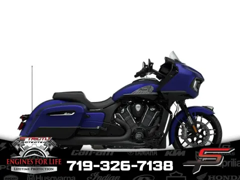 Blue 2024 Indian Motorcycle Challenger® Dark Horse® Spirit Blue Smoke for sale in Pueblo West, CO