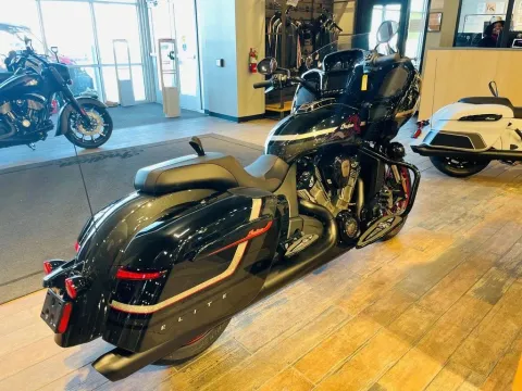 Another view of 2024 Indian Motorcycle Challenger® Elite Charcoal Candy/Black Candy for sale in Pueblo West, CO at Strictly Powersports