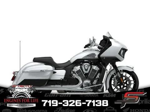 White 2024 Indian Motorcycle Challenger® Limited w/PowerBand Audio Package Ghost White Metallic for sale in Pueblo West, CO