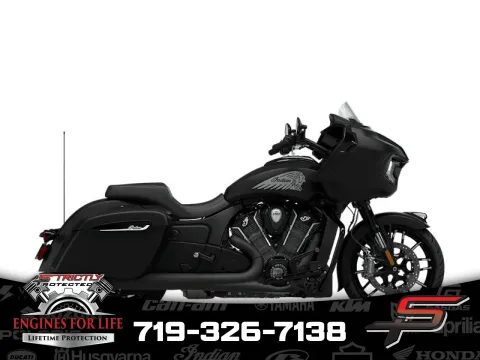 Black 2024 Indian Motorcycle Challenger® Dark Horse® w/PowerBand Audio Pkg Black Smoke for sale in Pueblo West, CO