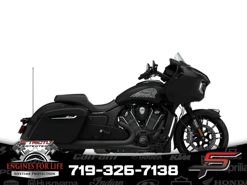 2024 Indian Motorcycle Challenger® Dark Horse® w/PowerBand Audio Pkg Black Smoke for sale in Pueblo West, CO
