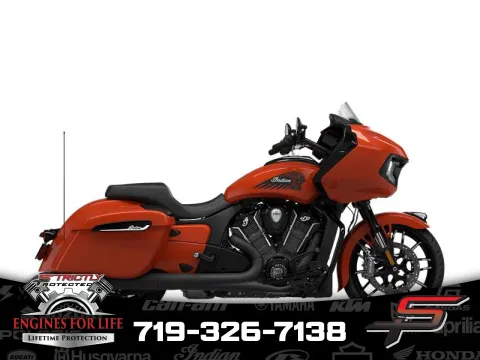 Orange 2024 Indian Motorcycle Challenger® Dark Horse® Icon Sunset Orange for sale in Pueblo West, CO