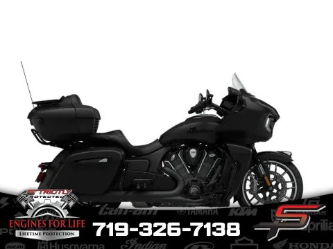 Black 2024 Indian Motorcycle Pursuit® Dark Horse® Black Smoke for sale in Pueblo West, CO