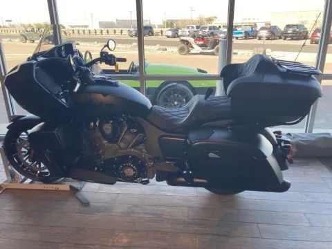 Photos of 2024 Indian Motorcycle Pursuit® Dark Horse® with PowerBand Audio Package Black Smoke for sale in Pueblo West, CO at Strictly Powersports