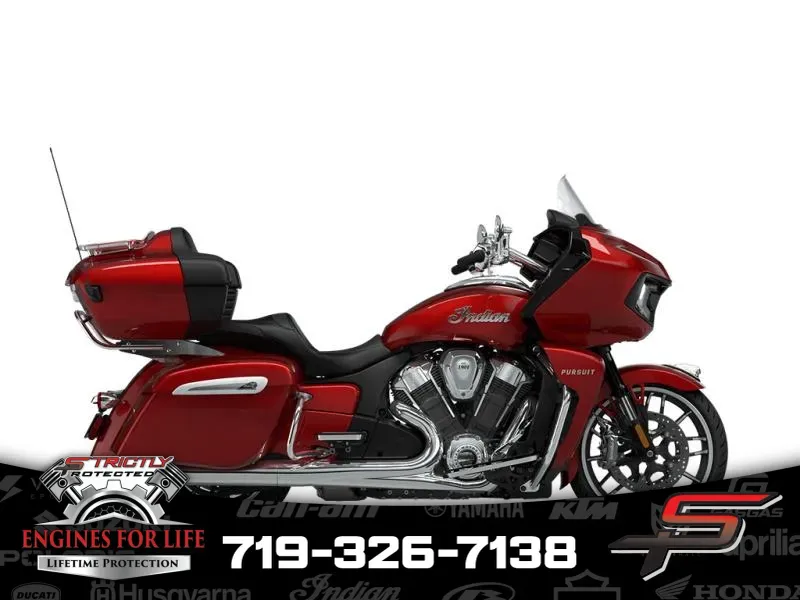 2024 Indian Motorcycle Pursuit® Limited Sunset Red Metallic for sale in Pueblo West, CO