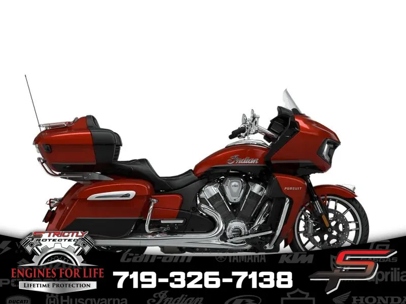 2024 Indian Motorcycle Pursuit® Limited with PowerBand Audio Package Icon Copper Metallic for sale in Pueblo West, CO