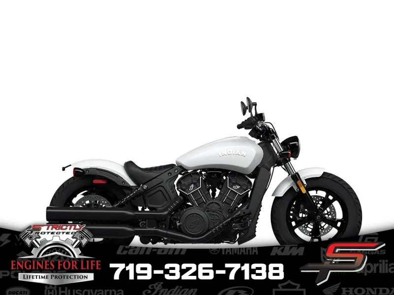 2024 Indian Motorcycle Scout® Bobber Sixty ABS Ghost White Metallic for sale in Pueblo West, CO