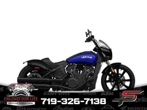 Blue 2024 Indian Motorcycle Scout® Rogue Sixty ABS Spirit Blue Smoke for sale in Pueblo West, CO