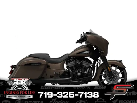 Unknown 2024 Indian Motorcycle Chieftain® Dark Horse® w/Powerband Audio Pkg Sandstone Smoke for sale in Pueblo West, CO