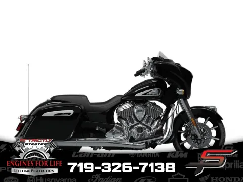 Black 2024 Indian Motorcycle Chieftain® Limited Black Metallic for sale in Pueblo West, CO