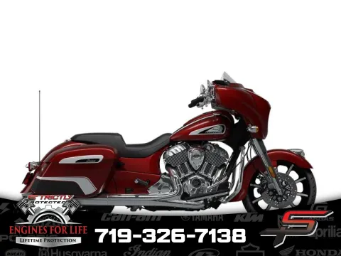 Red 2024 Indian Motorcycle Chieftain® Limited Maroon Metallic/Graphics for sale in Pueblo West, CO