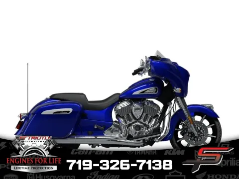 Blue 2024 Indian Motorcycle Chieftain® Limited Spirit Blue Metallic for sale in Pueblo West, CO