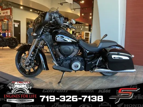 Black 2024 Indian Motorcycle Chieftain® Black Metallic for sale in Pueblo West, CO