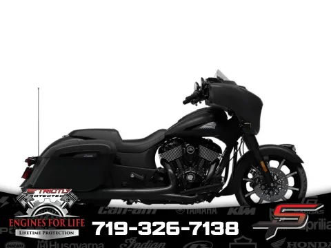 Black 2024 Indian Motorcycle Chieftain® Dark Horse® Black Smoke for sale in Pueblo West, CO
