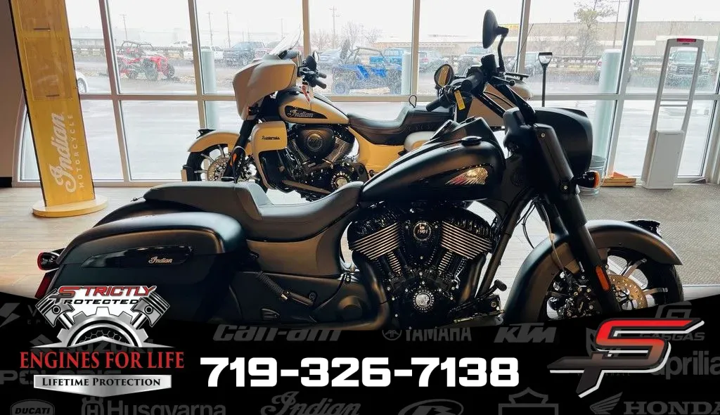 Black 2024 Indian Motorcycle Springfield® Dark Horse® Black Smoke for sale in Pueblo West, CO