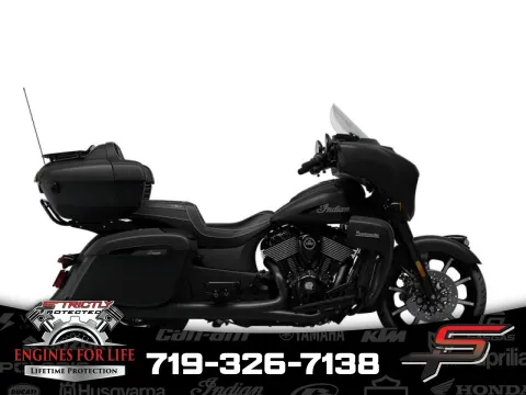 Black 2024 Indian Motorcycle Roadmaster® Dark Horse® w/Powerband Audio Package Black Smoke for sale in Pueblo West, CO