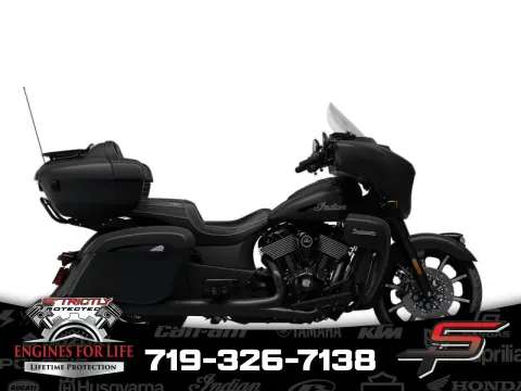 Black 2024 Indian Motorcycle Roadmaster® Dark Horse® Black Smoke for sale in Pueblo West, CO