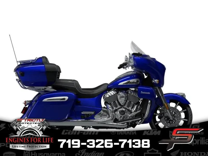 2024 Indian Motorcycle Roadmaster® Limited with Powerband Audio Package Spirit Blue Metallic for sale in Pueblo West, CO