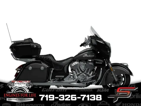 Black 2024 Indian Motorcycle Roadmaster® with Powerband Audio Package Black Metallic/Titanium Metallic for sale in Pueblo West, CO