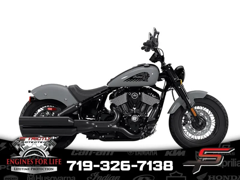 2025 Indian Motorcycle Chief® Bobber Dark Horse® Storm Gray for sale in Pueblo West, CO