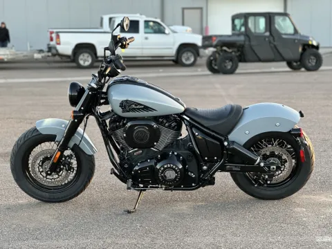 More photos of 2025 Indian Motorcycle Chief® Bobber Dark Horse® Storm Gray at Strictly Powersports, CO