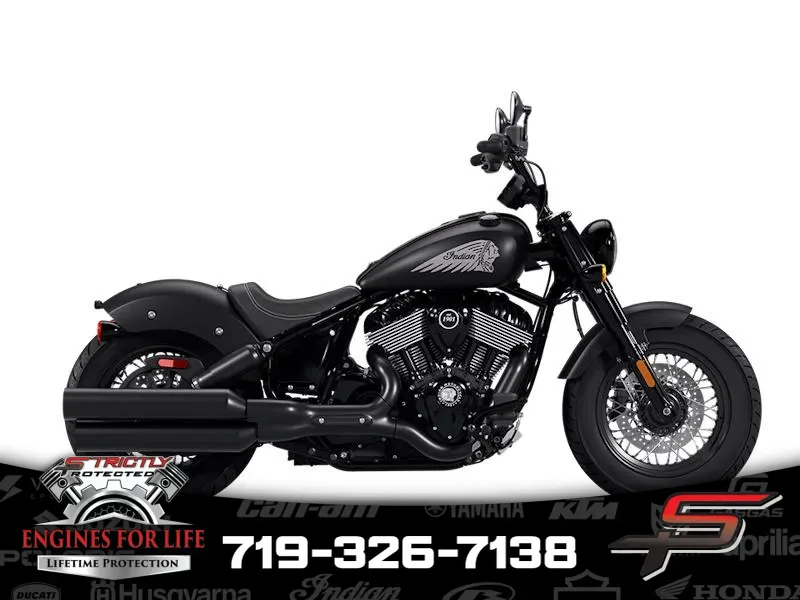 2025 Indian Motorcycle Chief® Bobber Dark Horse® Black Smoke for sale in Pueblo West, CO