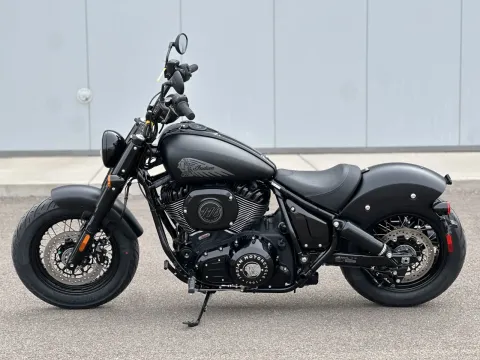 More photos of 2025 Indian Motorcycle Chief® Bobber Dark Horse® Black Smoke at Strictly Powersports, CO