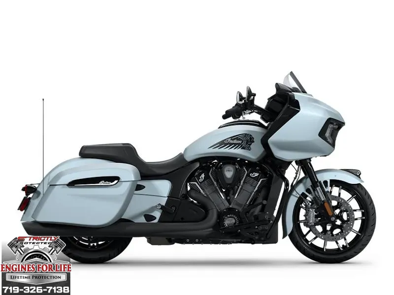 2025 Indian Motorcycle Challenger® Dark Horse® Frost Silver Smoke