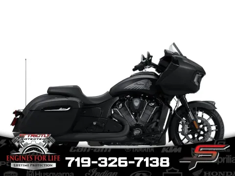 Black 2025 Indian Motorcycle Challenger® Dark Horse® w/PowerBand Audio Black Smoke for sale in Pueblo West, CO
