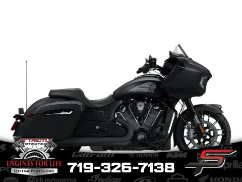 Black 2025 Indian Motorcycle Challenger® Dark Horse® 112 w/PowerBand Audio Black Smoke for sale in Pueblo West, CO