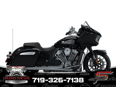 Black 2025 Indian Motorcycle Challenger® Limited 112 w/PowerBand Audio Black Metallic for sale in Pueblo West, CO