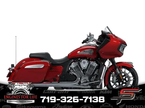 Red 2025 Indian Motorcycle Challenger® Limited 112 w/PowerBand Audio Sunset Red Metallic for sale in Pueblo West, CO