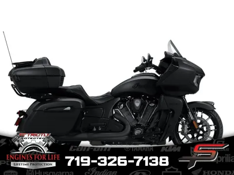 Black 2025 Indian Motorcycle Pursuit® Dark Horse® Black Smoke for sale in Pueblo West, CO