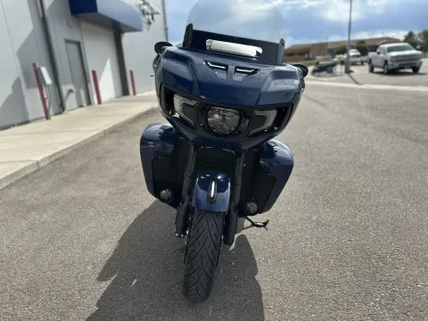 Photos of 2025 Indian Motorcycle Pursuit® Dark Horse® Springfield Blue Vivid Crystal / Black Vivid for sale in Pueblo West, CO at Strictly Powersports