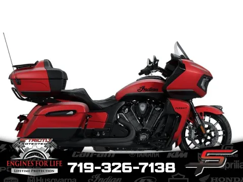 Black 2025 Indian Motorcycle Pursuit® Dark Horse® Sunset Red Smoke with Black Smoke for sale in Pueblo West, CO
