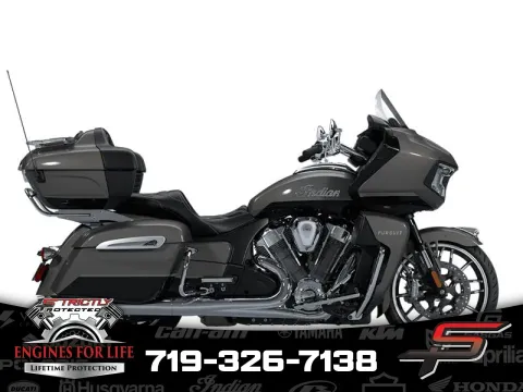 Black 2025 Indian Motorcycle Pursuit® Limited Heavy Metal with Black Metallic for sale in Pueblo West, CO