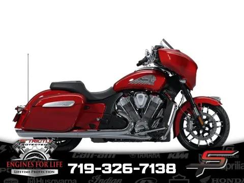 Red 2025 Indian Motorcycle Chieftain® PowerPlus Limited Sunset Red Metallic for sale in Pueblo West, CO