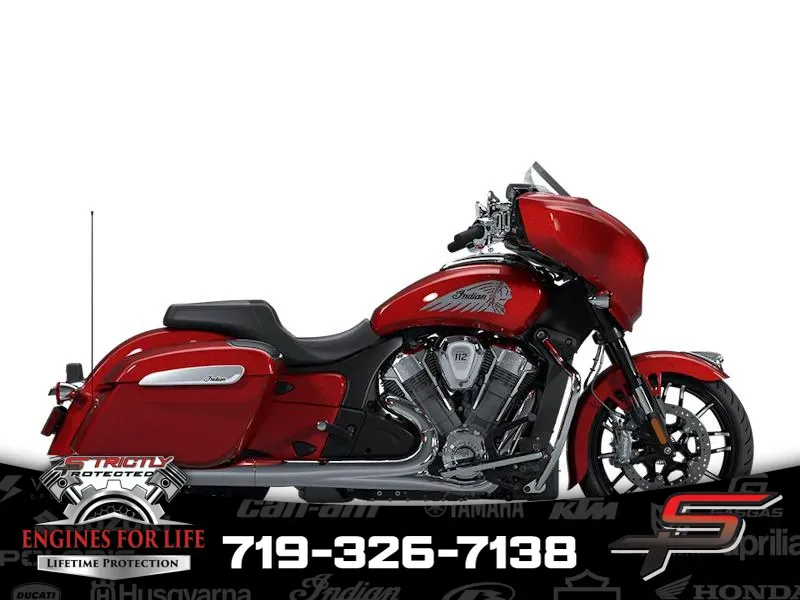 2025 Indian Motorcycle Chieftain® PowerPlus Limited 112 w/PowerBand Audio Sunset Red Metallic for sale in Pueblo West, CO